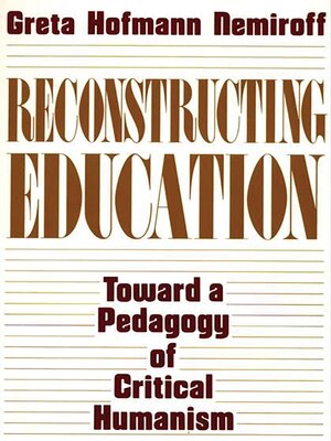 cover image of Reconstructing Education